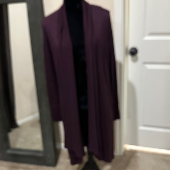 Athleta Jackets & Blazers - Athleta Deep Purple Knit Cardigan